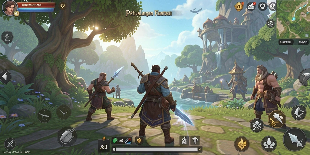 Screenshot permainan 66D menampilkan aksi seru di dunia fantasi.