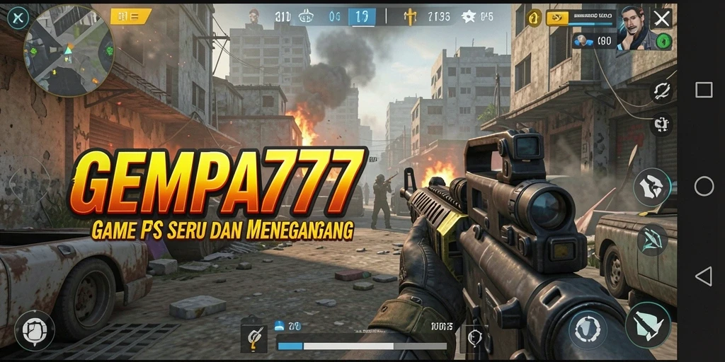 Tangkapan layar utama dari gameplay intens di GEMPA777.