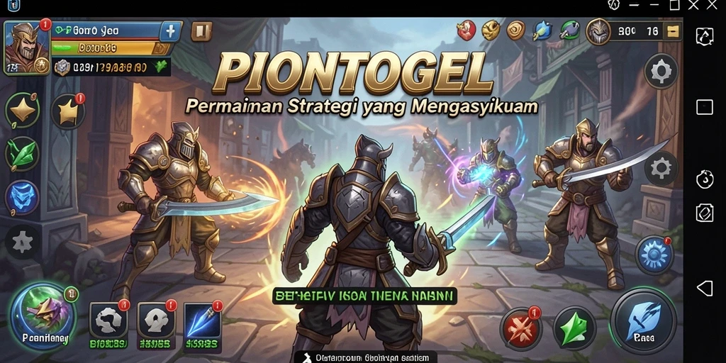 Tampilan menarik dari gameplay PIONTOGEL yang penuh strategi.