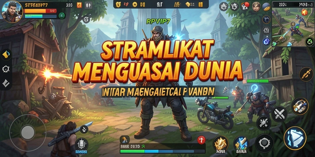 Tampilan dinamis dari pertempuran RPVIP7 dengan elemen strategi.