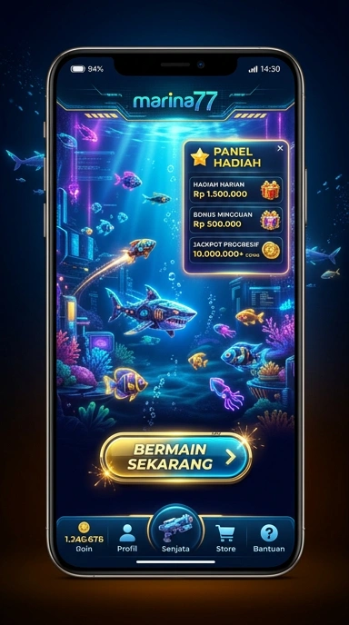 Tampilan antarmuka pengguna marina77 yang intuitif.